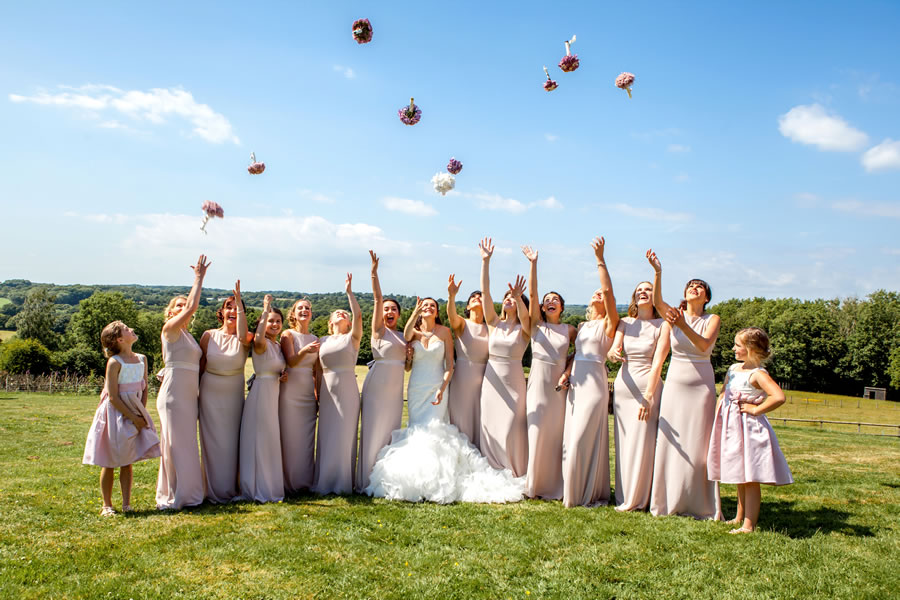 Bride and Bridesmaids Bride and Bridesmaids