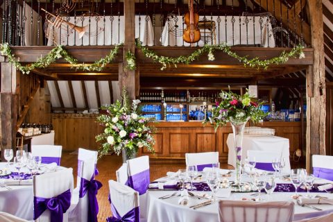 Wedding Breakfast In The Tudor Barn By FitzGerald Photographic