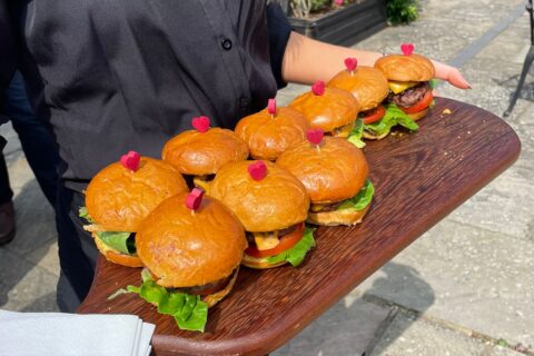 Mini Burger Canapes Mini Burger Canapes