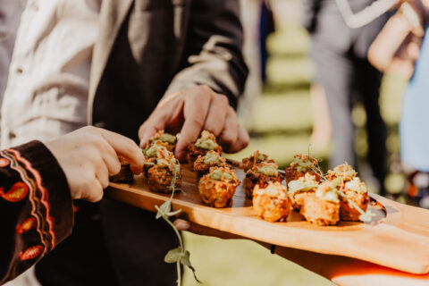 Canapes! 10 Ways to Make Your Countryside Wedding Feel Personal